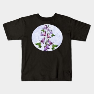 Purple belladonna hummingbird Kids T-Shirt